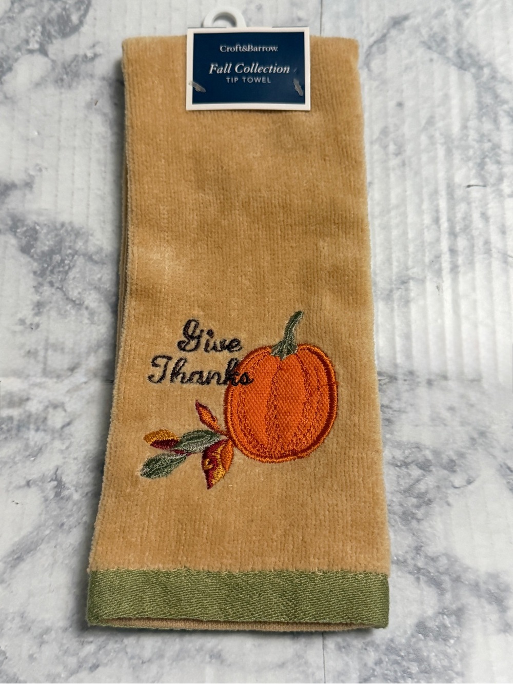 Thanksgiving Embroidered Hand Towel
Guest Decor Fingertip Tip Vintage
Festive
